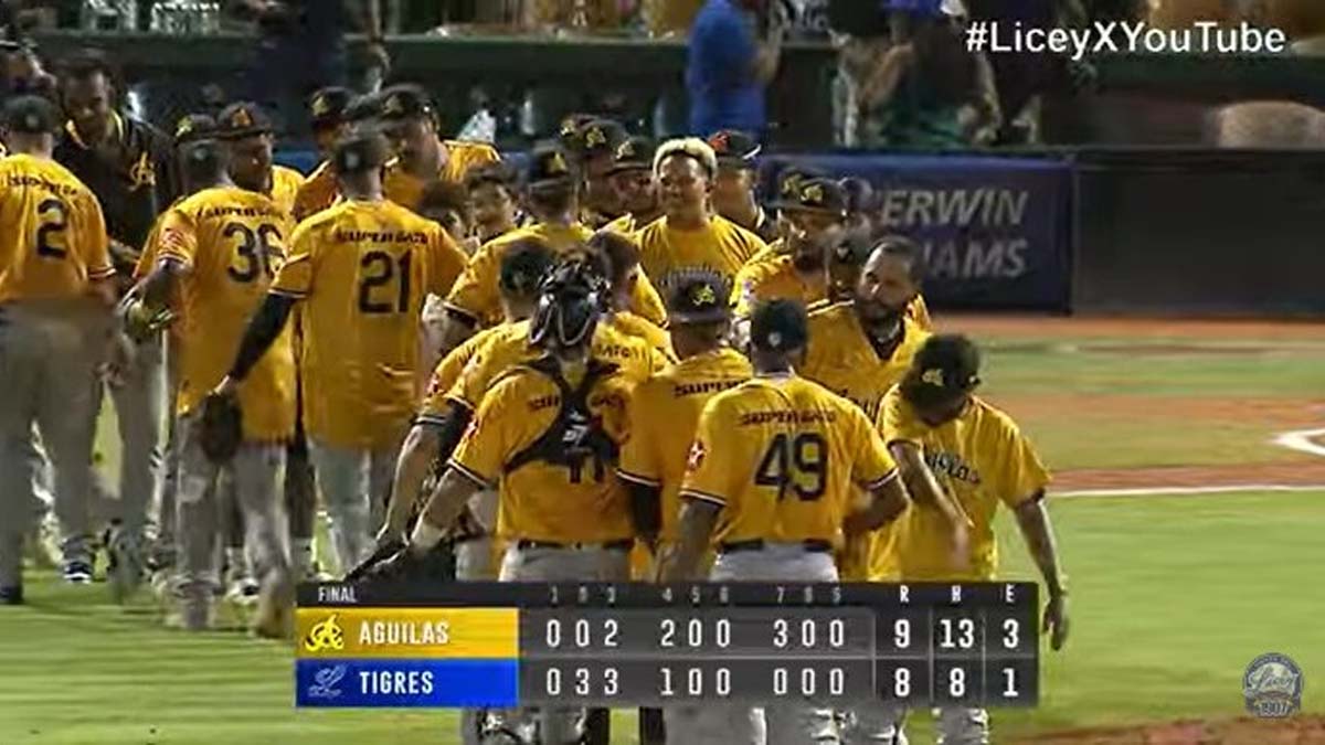 Águilas Cibaeñas Superan A Los Tigres Del Licey En El Quisqueya The Postdom 2201